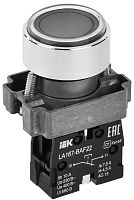 Кнопка управления LA167-BAF22 d=22мм 1р черная | код BBT20-BAF22-2-22-67-K02 | IEK